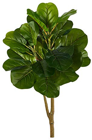 Nearly Natural 2.5ft. Fiddle Leaf Fig Artificial Tree (No Pot)