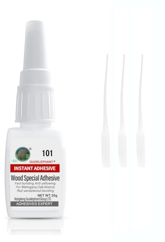 Super Glue for Wood, Instantly Strong Adhesive for Wood, Oak, Board, Table, Chair, Furniture, Crafts, Floor, Cabinet, Door Frames - Clear, Waterproof, Heat-Resistant