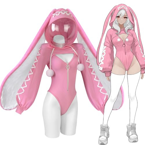 KORURACLUB Sexy Women Bunny Outfit Anime Cosplay Bodysuit Bunny Girl Lingerie Maid