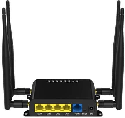 Zbtlink 4G LTE Router with SIM Card Slot, Unlocked Cat4 150Mbps Mobile WiFi N300 Wireless Router, Quectel EC25A North America Bands, 1WAN+4LAN, USB, TF Card, OpenWrt, for Home, RV, Travel, Office
