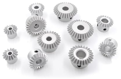 90 graders vinkelväxel - Aluminiumlegering vinkelväxel med 15-30 tänder, 1M-modul, M5-hålstorlekar 4-12mm 1st(8mm (keyway 3mm) 25 Teeth)
