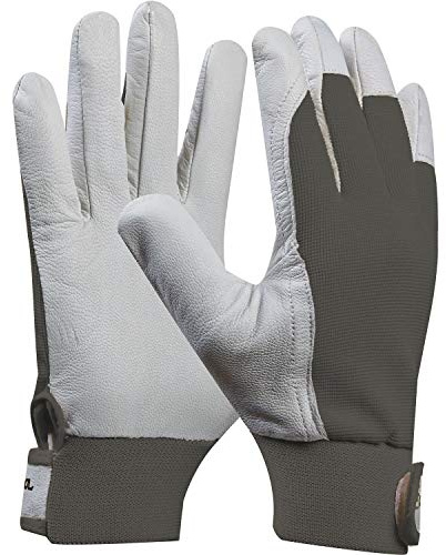 GEBOL 703432 Uni-Fit Comfort arbetshandske, grå, storlek 9 (L), 1 par