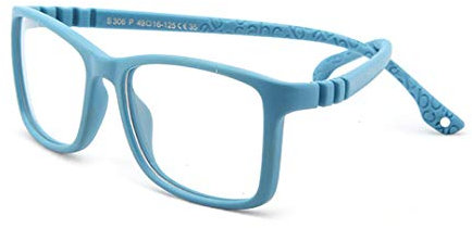 Kinderbrillen Klassische Blaulichtfilter Computer Brille Klare Linse Brille Antiblendung, Anti-Augenermüdungmit TR90 Rahmen