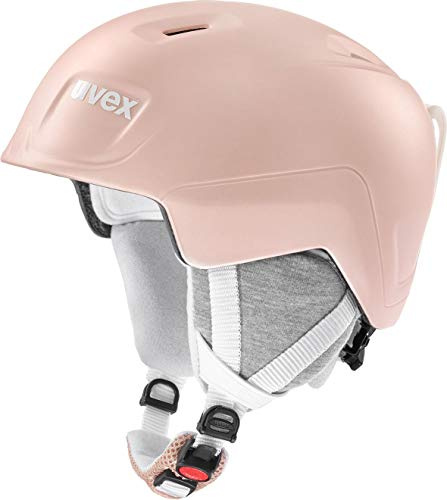 uvex Manic pro - Skihelm für Kinder - individuelle Größenanpassung - optimierte Belüftung - Rosegold matt - 51-55 cm