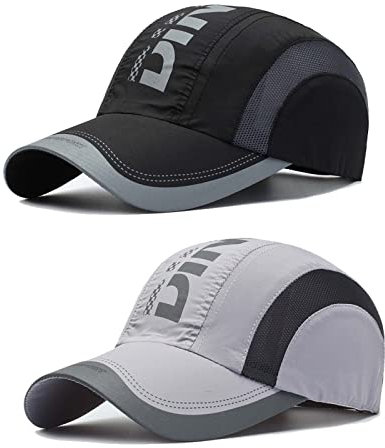 2 Stücke Baseball Cap Herren Damen, Outdoor Baseballkappe, Verstellbar Erwachsenen Mütze, Lässig 𝑺𝒄𝒉𝒏𝒆𝒍𝒍 𝑻𝒓𝒐𝒄𝒌𝒏𝒆𝒏𝒅 Baseball Cap, Unisex Baseballkappe, Verstellbare 55-60cm, Zum Sport