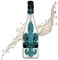 Sekt Glacier - D. Rock Champagner | 50% Chardonnay 50% Pinot Noir | Trauben von Hand geerntet | 0,75l Champagner Halbtrocken | 24 Monate gereift | Traditioneller Champagne