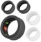 PEUTIER 4st Silikon Ring Hülle Kompatibel mit Oura Ring Gen 3, Rund Ring Schutz Elastisch Ringschutz Smart Ring Schutzhülle Zubehör für Oura Ring Workout (S für 6/7/8/9/10)