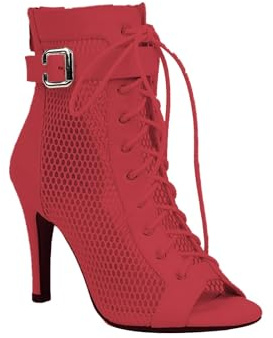 duaicnvow Chaussures de danse latine pour femme - Sandales de gladiateur respirantes - Talons noirs à lanières - Talons hauts - Salle de bal, salsa, tango, bachata, performance, fête, pratique