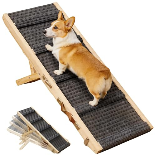 Rampa para Perros de Madera Escalera para Perros 4 escalones