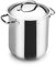 LACOR 32125 Olla Alta Acero Inoxidable, Incluye Tapa, Cierre de Precisión, Apta para todo tipo de Cocinas, Inox, 24 cm, 9 l