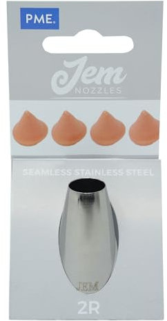 PME Bocchetta Decorativa, Acciaio Inossidabile, Argento