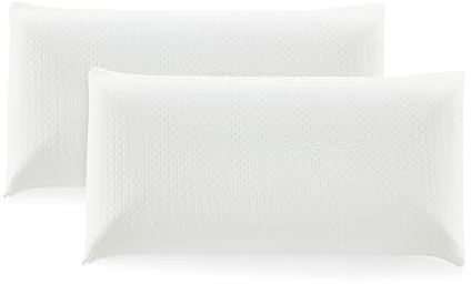 ForenTex Almohada Viscoelástica 75 cm (Pack 2) – Núcleo 100% Visco Alta Densidad, Funda Aloe Vera Lavable, Interior con Funda Protectora, Firmeza Alta, Ergonómica, Transpirable, Antibacteriana