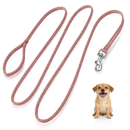 2m Dog Training Lead, No-Pull Double Ended Adjustable Dog Leash with Clips, Durable Webbing Double Ended Lead for Dogs, Multi-Use Hands-Free Walking Lead, Long or Short Leads for Dogs Training
