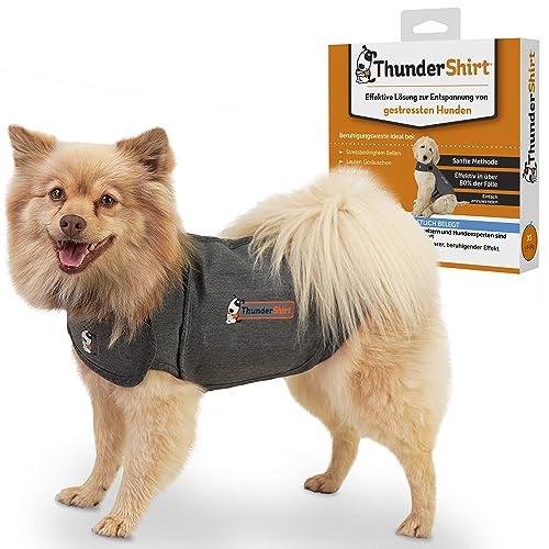 ThunderShirt for Dogs Calming Anxiety Vest, X Small, Heather Gray