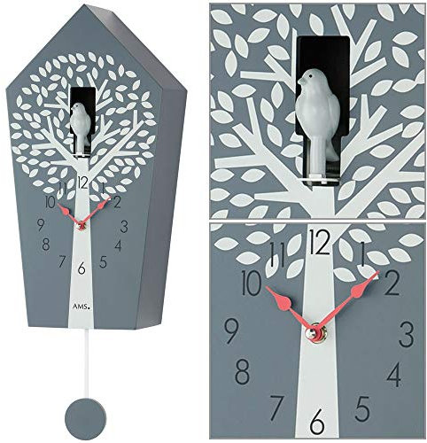 Kuckucksuhr Moderne Kuckuckuhr Modern Design AMS 7287