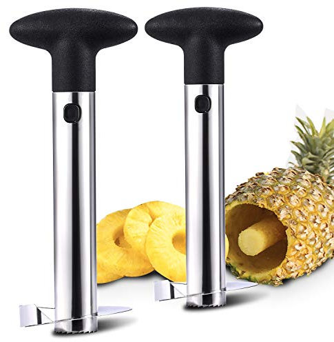 Yizerel Ananas-Ausstecher Entkerner aus Edelstahl, 2 Stück