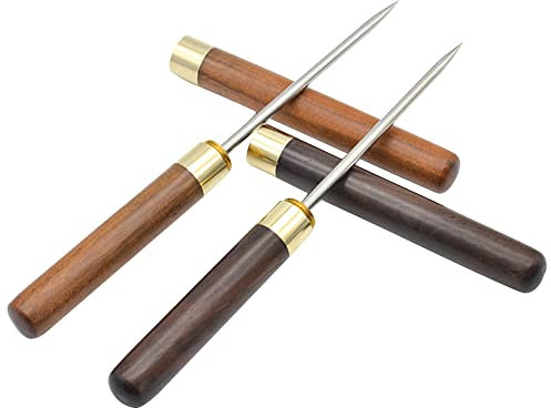 2 Stück Edelstahl Eispickel mit Sicherheitsabdeckung, 22.9 cm Länge Werkzeug zum Brechen von Eis, Picknicks, Camping und Restaurant