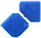 Jitnga 2 Pièces Dissolvant De Silicone, Ensemble De Coulis, Kit D'Outils De Calfeutrage En Silicone, Grattoir En Silicone Outils De Calfeutrage Pour Carrelage De Salle De Bain De Cuisine (Bleu)