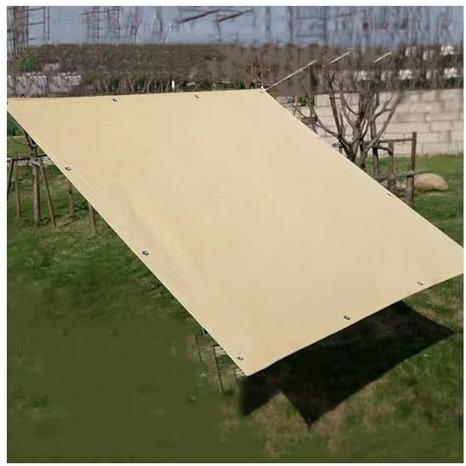 Zfmnoyev Tenda Parasole a Vela rettangolo, rettangolo Copertura a baldacchino con Blocco UV Bordo concavo Bordo concavo Parasole con Resistenza allo stiramento(4x6m)