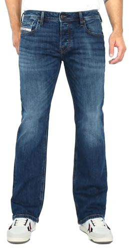 Diesel Jean stretch coupe bootcut pour homme - Zatiny-X RB062, bleu, 32W / 32L