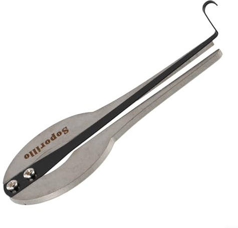 Stainless Steel Jaw Harp,Portable Harmonic Compact Jew's Harp Chrome Mouth Organ For Adults,Beginners And Students(Medium size)