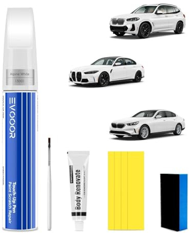 EVOOOR (1G3 Magnetic Gray Metálico Kit de retoque de pintura para automóvil 2 en 1 con removedor de arañazos para Toyota, Reparación de arañazos para auto, Solución rápida y fácil para reparar