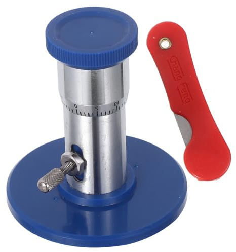 OSALADI Microtome Biologique Portable pour Expériences Scolaires en Laboratoire Couleur Aléatoire en Métal pour Découpe D'échantillons de Plantes, Kit Pédagogique en
