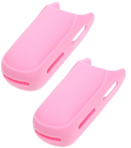 VILLCASE 2 Pièces Manchon Isolant en Silicone pour Fer à Friser et Lisseur, Léger et Résistant la Chaleur, pour Coiffure et Rangement Sûr en Voyage