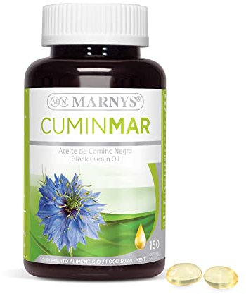 Marny's Cuminmar Aceite de Comino Negro Molestias Respiratorias en Primavera, 50 Cápsulas