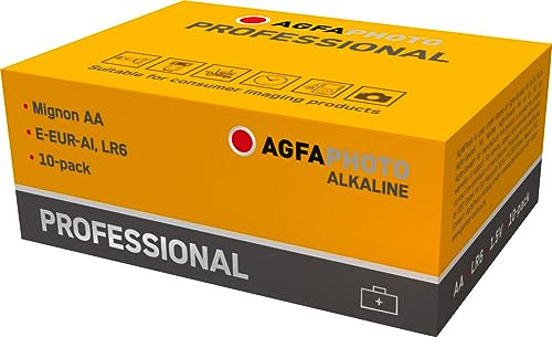 AgfaPhoto Professional Mignon (AA)-Batterie Alkali-Mangan 1.5 V 10 St.