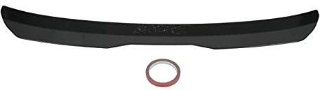 Keenso Auto Heckspoiler Dachheckspoilerflügel, Universal ABS-Heckspoiler-Automodifikationsersatz für A‑Klasse A1 A3 Sportback RS3(Glänzend schwarz)