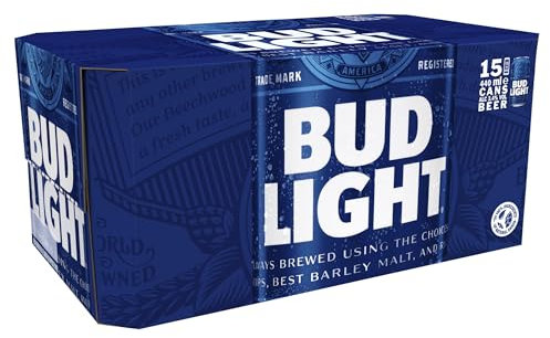 Bud Light Beer, 15 x 440ml cans