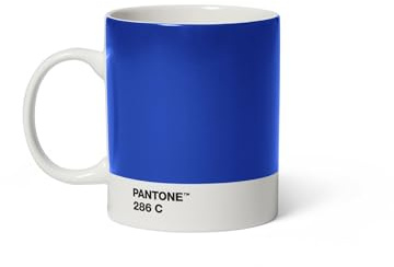 Pantone Porcelain Coffee Mug, Dishwasher Safe, 375 ml, Clear Blue 286