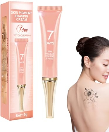 Crema de Eliminación de Tatuajes, Limpieza de Tatuajes, Body Coverage, Cream Piel Pigmento Borrando, La Eliminación De La Piel Tag Crema, Rápida y Efectiva, 01