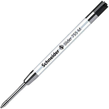 Schneider 175601 Schreibgeräte Kugelschreibermine Slider 755, dokumentenecht, M,schwarz