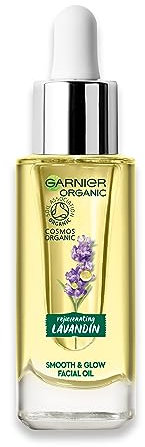 Garnier Organic Soothing Lavandin Glow Facial Oil Healthy Smooth And Glowing Skin, 30ml