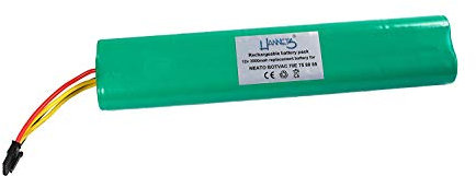 Hannets Hochwertiger Ersatzakku kompatibel mit Neato Botvac für Serien D I Akku für Staubsauger Roboter I Neato Zubehör Typ 3500mAh und 12V Akku