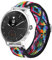 Lamshaw Kompatibel mit Withings ScanWatch Armband, Stretch-Elastik, Nylon, verstellbares Ersatzband, Hybrid-Smartwatch (bunt, Withings ScanWatch 38 mm)