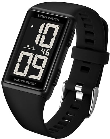 Gosasa Square Men's Women's Multifunctional Digital Watch - Suitable for Students & Teenagers, Waterproof LED, Fashion Minimalist Design