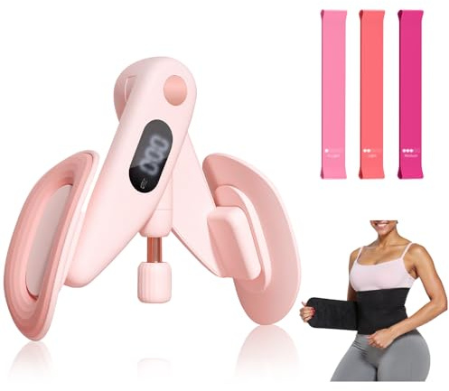 Mexlyca Thigh Master Thigh Exerciser for Women, Pelvic Floor Exercise Devices, Inner Thigh Exercise Equipment, User Guide for Women Home Gym