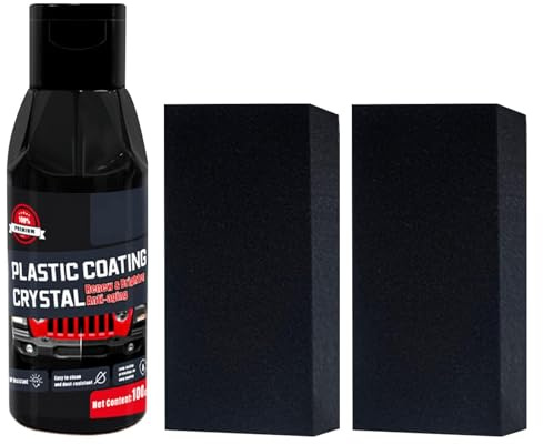 Restauratore Per Plastiche Auto – 100g 14x6x12.5cm | Crema Di Ripristino Per Rivestimenti Auto | Rimuovi Ṕer Plastiche E Finiture Áuto | Cura Interni P̀er Àuto, Moto, Bici, Camion, Barca, SUV