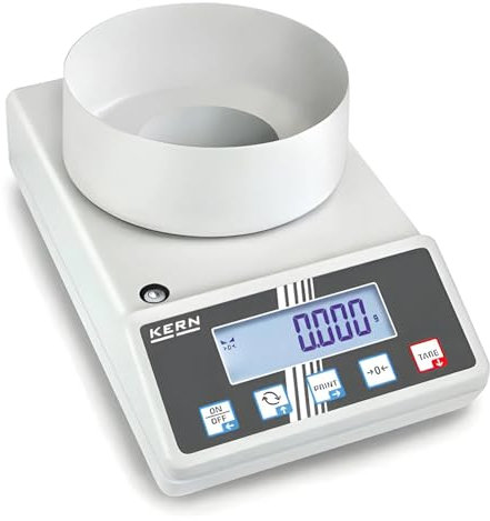 KERN Serie 572 Aluguss IoT-Line Präzisionswaage, 420g Wägebereich, 0,001g Ablesbarkeit, 180mm x 310mm x 85mm