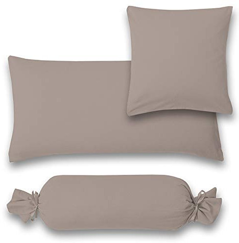 ESTELLA Kissenbezug Satin | Kiesel