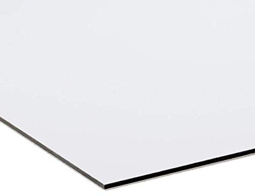 Dibond Aluminium Verbundplatte 3mm Stärke Farbe Weiß (50x70cm)