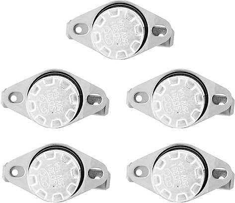 5 st KSD301 termostat temperatur termisk kontroll switch, 250V10A NO, switch temperatur kontroll termostat termisk switch(65℃)
