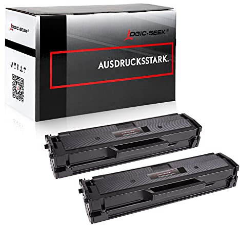 Logic-Seek XL 106A Toner (doppelter Inhalt) kompatibel zu HP W1106A kompatibel für HP Laser 107a 107w 135ag 135g 137fwg 2er Pack