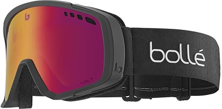 bollé BG037002 Mammoth Snow Goggles, Black Matte - Volt Ruby Cat 2