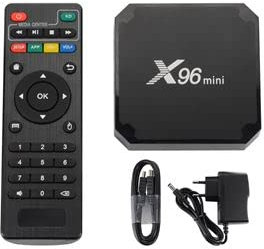 X96 Mini Box Android TV 2GB 16GB Reproductor Multimedia de difusión Multimedia de (Android 9.0) con Mando a Distancia y Cable HDMI, Reproductor Multimedia Caja TV 4K