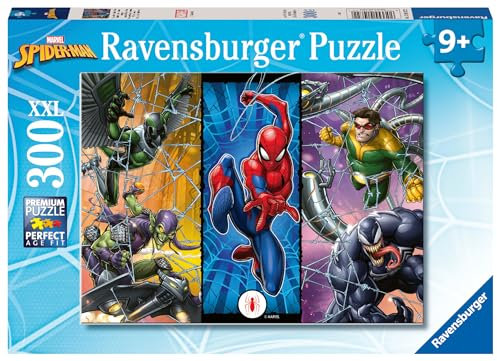 Ravensburger Kinderpuzzle 12001072 - Die Welt von Spider-Man - 300 Teile XXL Spider-Man Puzzle für Kinder ab 9 Jahren