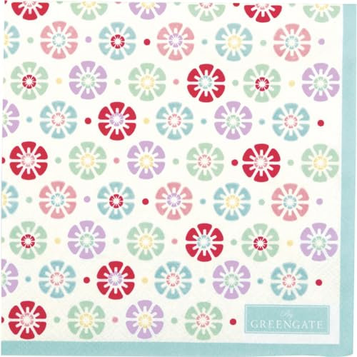 GreenGate Rike Papierservietten White small 25x25cm 20pcs